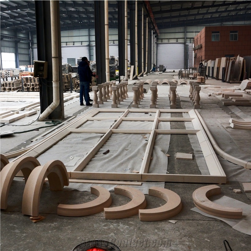 White  Liemstone Window Frame