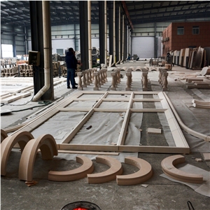 White  Liemstone Window Frame