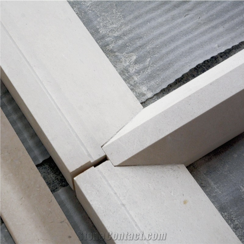 White  Liemstone Window Frame