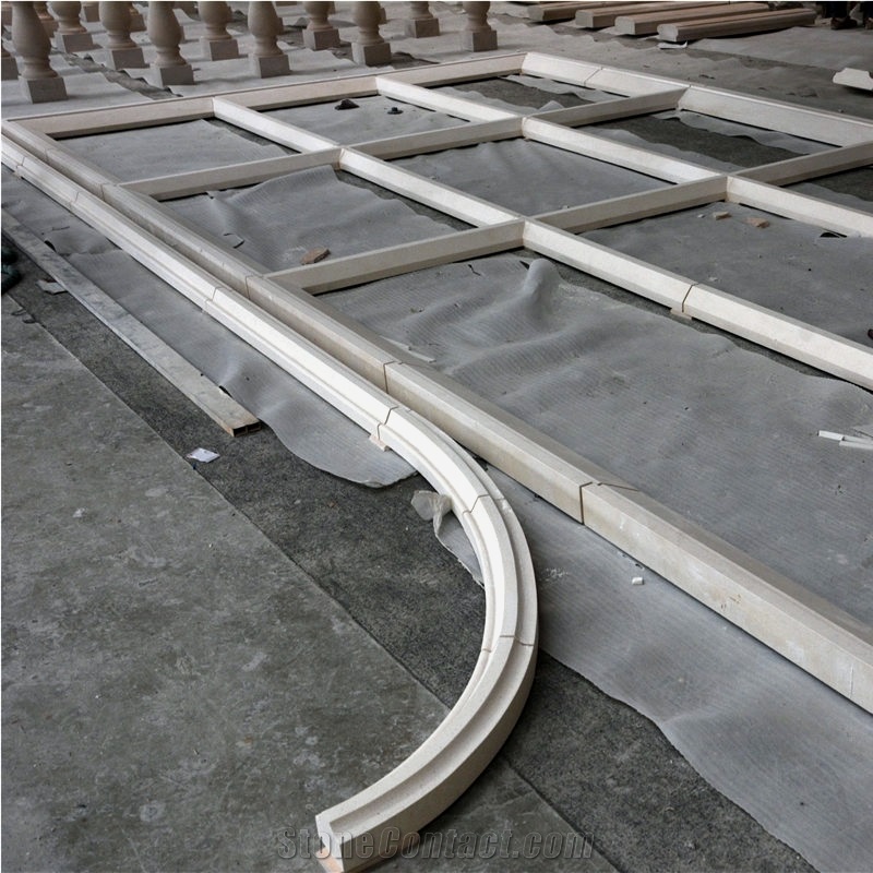 White  Liemstone Window Frame