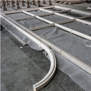 White  Liemstone Window Frame