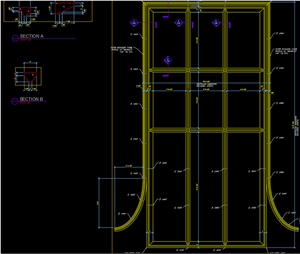 White  Liemstone Window Frame