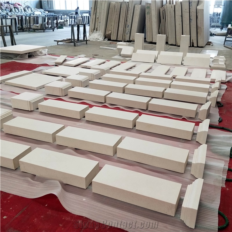 White Limestone Pilaster