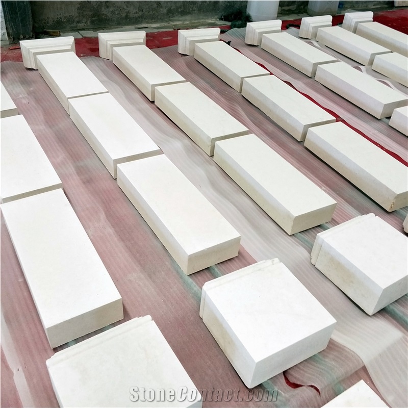 White Limestone Pilaster