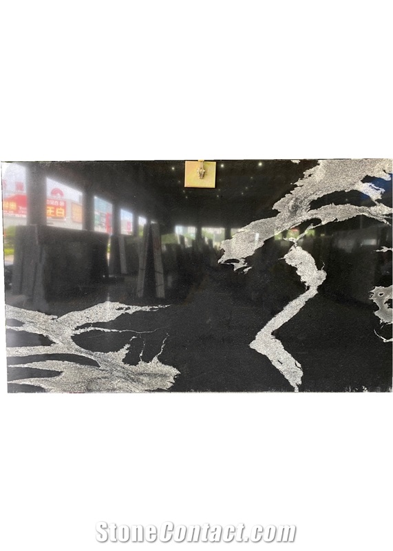 20MM Thickness China Natural BLACK FANTASY Quartzite
