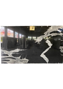 20MM Thickness China Natural BLACK FANTASY Quartzite