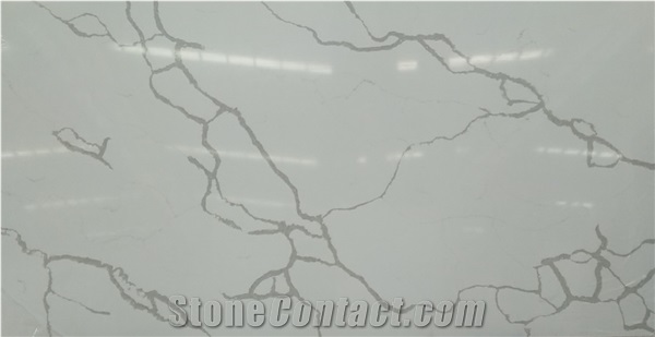 Calacatta Dior MS3008 Quartz Slabs