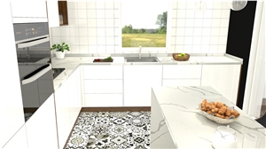 Calacatta Venato MS9094 Quartz Slabs