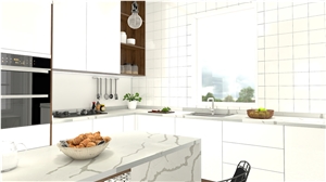Calacatta Venato MS9094 Quartz Slabs