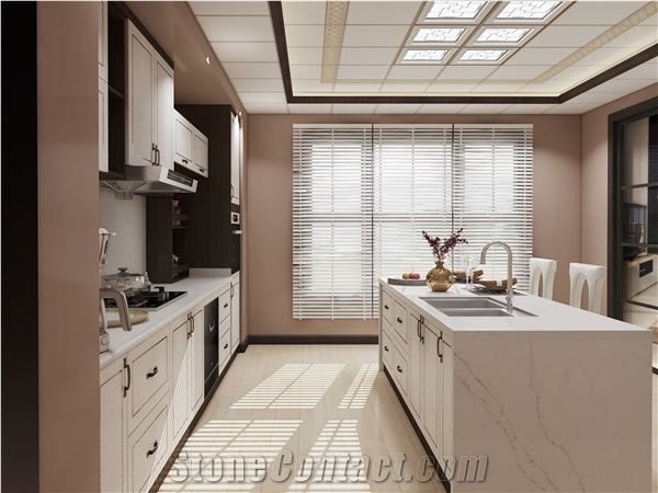 MS5015 Quartz Stone Kitchen Countertop