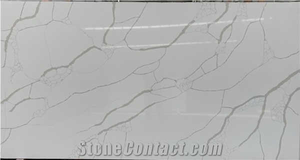 Statuario Venato MS1025 Quartz Slab