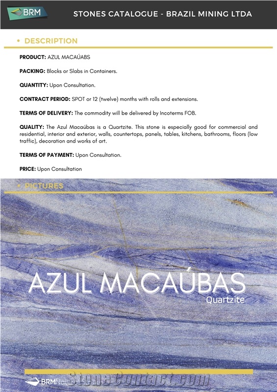 Azul Macaubas Quartzite Blocks - Blue Macaubas,Azul Imperial