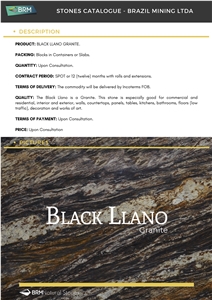 Black Llano Granite Block / Black Savannah Granite