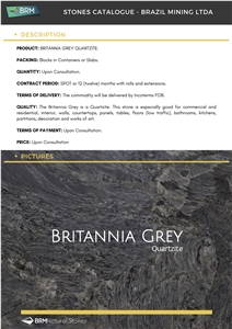 Britannia Grey Quartzite Block / London Grey Quartzite