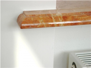 Rojo Quipar Marble Window Sill