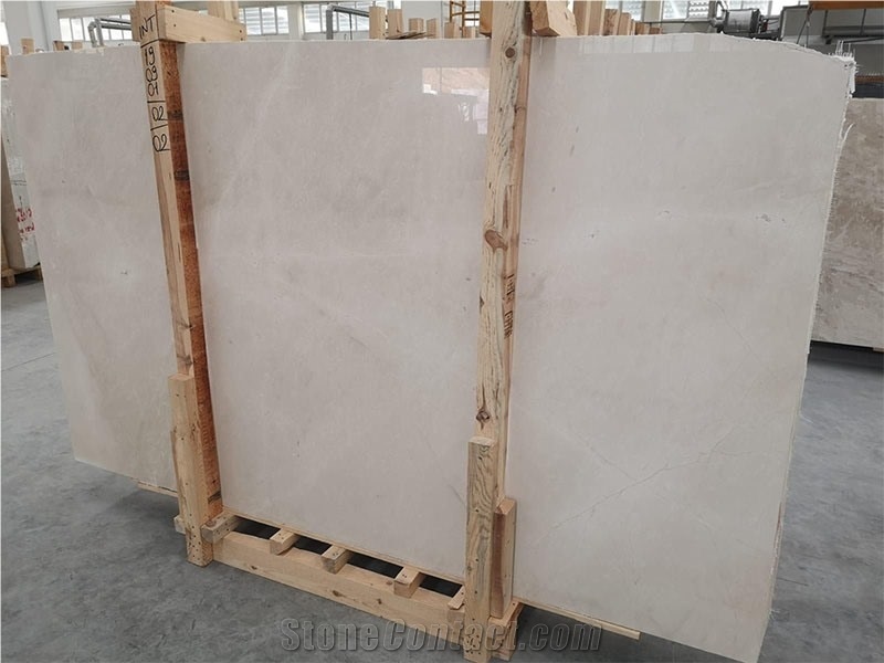 Light Color Vanilla Beige Marble Slabs