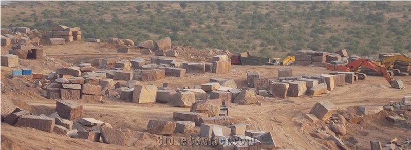 Fortune Red Granite- Kunal Red Granite Blocks