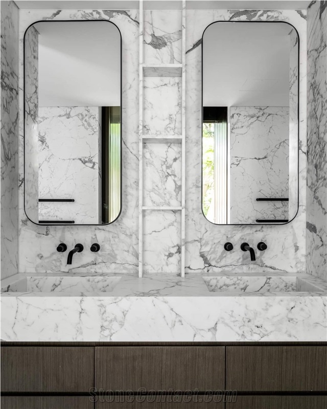 Statuarietto Marble Bathroom Counter Top