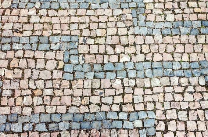Kandla Grey Sandstone Hand Cut Cobblestone