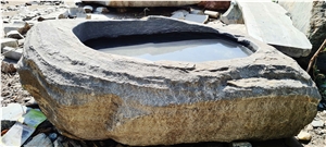 Stone Garden Basin, Garden Design, Ornaments