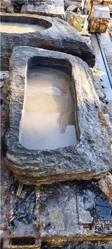 Stone Garden Basin, Garden Design, Ornaments
