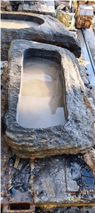 Stone Garden Basin, Garden Design, Ornaments