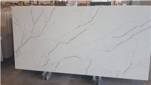 Crystal Calacatta Silva Technistone Quartz Slabs