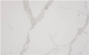 Crystal Calacatta Silva Technistone Quartz Slabs