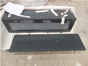 Dark Grey Granite Stairs, G654 Black Granite Staircase 