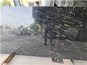 Volcanic Black Granite Slabs