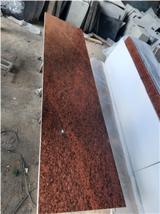 Red Multi Granite Kitchen Countertop
