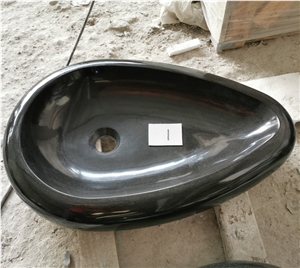 Mongolia Black Basalt Bathroom Sink Wholesaler