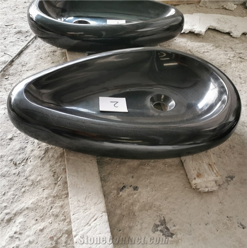 Mongolia Black Basalt Bathroom Sink Wholesaler