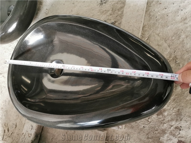 Mongolia Black Basalt Bathroom Sink Wholesaler