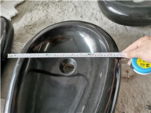 Mongolia Black Basalt Bathroom Sink Wholesaler