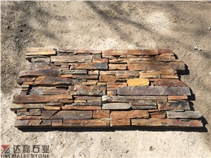 Rusty Quartzite Cement Back Wall Cladding Panels
