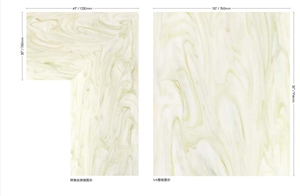 Artificial Acrylic Solid Surface Slabs With Various Colors