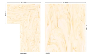 Artificial Acrylic Solid Surface Slabs With Various Colors