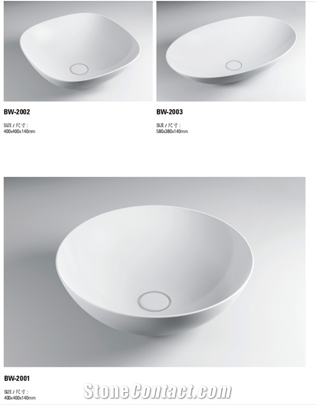 White Acrylic Solid Surface Kitchen Countertops Vanity Tops