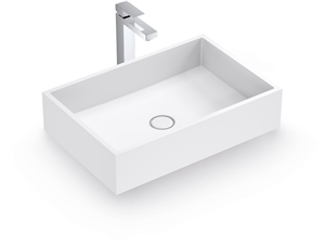 White Acrylic Solid Surface Sinks, Wash Basins