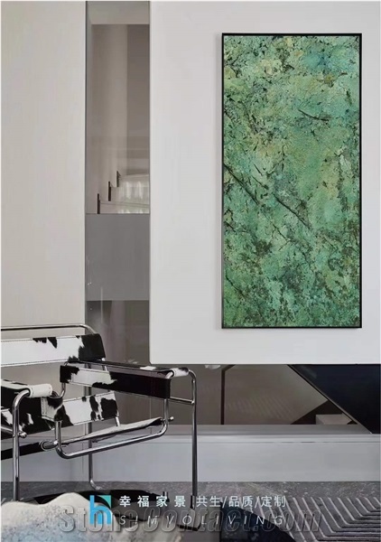 Amazon Green Luxury Green Quartzite Wall Panel Slab Tiles