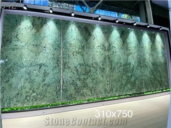 Amazon Green Luxury Green Quartzite Wall Panel Slab Tiles