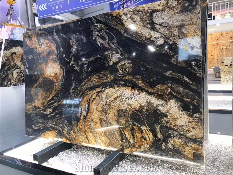 Copacabana Granite Gold Collection Big Slabs Tiles Exotic