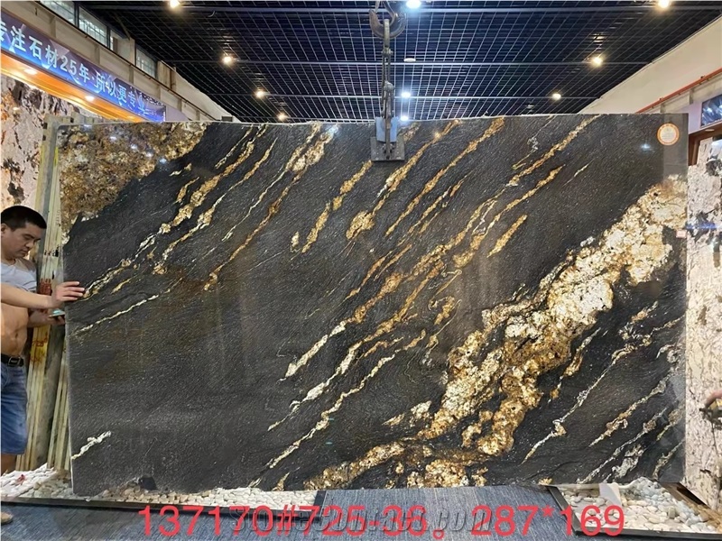 Copacabana Granite Gold Collection Big Slabs Tiles Exotic