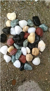Landscaping Colorful Pebble Stones For Garden And Driveway