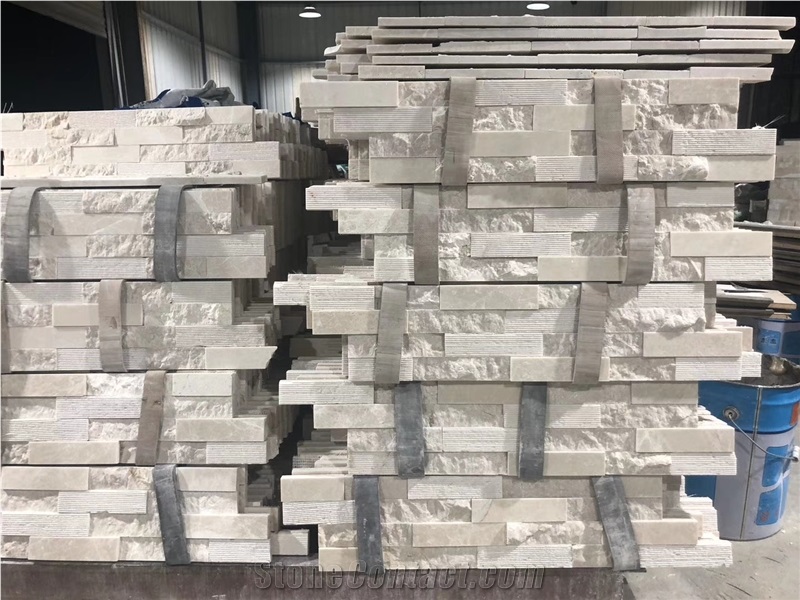 Natural Split Surface Marble Culture Stone Wall Decoration