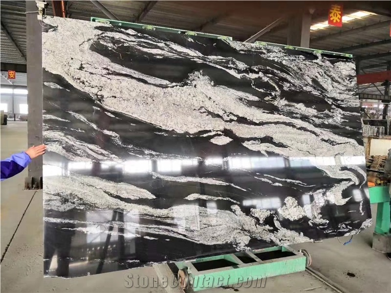 Rega Baleto Black Granite Big Slabs Book Matched Available