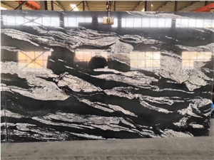 Rega Baleto Black Granite Big Slabs Book Matched Available