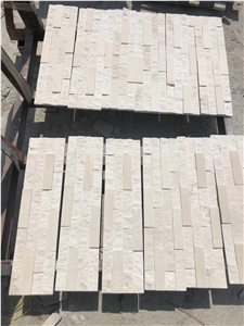 Snow White Quartzite Stone Cladding,Natural Cultured Stone