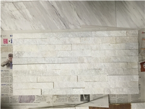 Snow White Quartzite Stone Cladding,Natural Cultured Stone